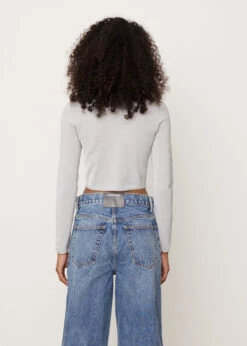 ALEXANDER WANG Long Sleeve V-Neck Cardigan -Style Haven Shop womens incu 134 6ab19fef 5a33 4bf3 9902 878b06869f37