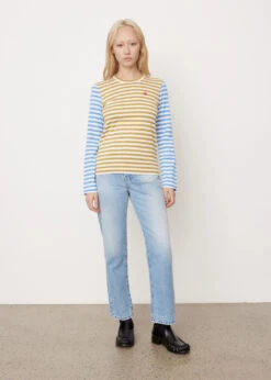 T317 Striped Long Sleeve T-Shirt -Style Haven Shop womens incu 1395 1e6f761c da3e 45fb bd35 0747b8fa7674