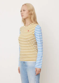 T317 Striped Long Sleeve T-Shirt -Style Haven Shop womens incu 1399 828e5f5d 59d6 4cfc b326 43f27552b51d