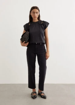 Simone Rocha Shoulder Bite Bow Cap Sleeve T-Shirt 9 Simone Rocha Shoulder Bite Bow Cap Sleeve T-Shirt -Style Haven Shop womens incu 1407 d84ecc38 5cf5 49cb 8886 a6f8af3e0aea