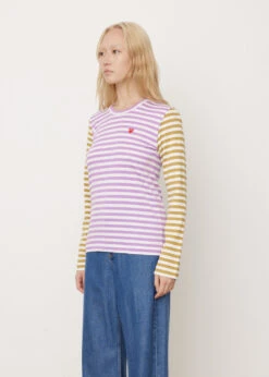 Striped Long Sleeve T-Shirt -Style Haven Shop womens incu 1418 bb0d61a4 34dd 459c 9cf6 661f1816bcf6