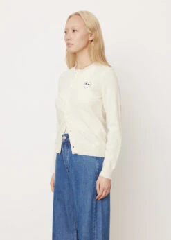 N065 White Heart Cardigan -Style Haven Shop womens incu 1426 0b2e7dd8 9515 4390 9cf2 7a2caf816a92