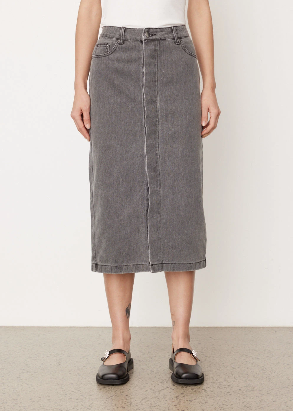 Lucid Denim Pencil Skirt 2 Lucid Denim Pencil Skirt - Image 2