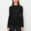 Toteme Round Neck Ribbed Wool Knit