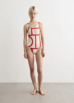 Toteme Monogram Swimsuit