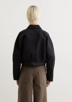 Ganni Heavy Twill Short Jacket -Style Haven Shop womens incu 169 9d41df63 1ce9 45e9 891c 9c4a433800ab