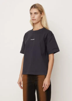Acne Studios Edie Stamp Logo T-Shirt -Style Haven Shop womens incu 177 2ed3c66c 42ed 4f8a 8510 89497ae16c31
