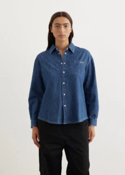 A.P.C. Boyfriend Shirt -Style Haven Shop womens incu 1795