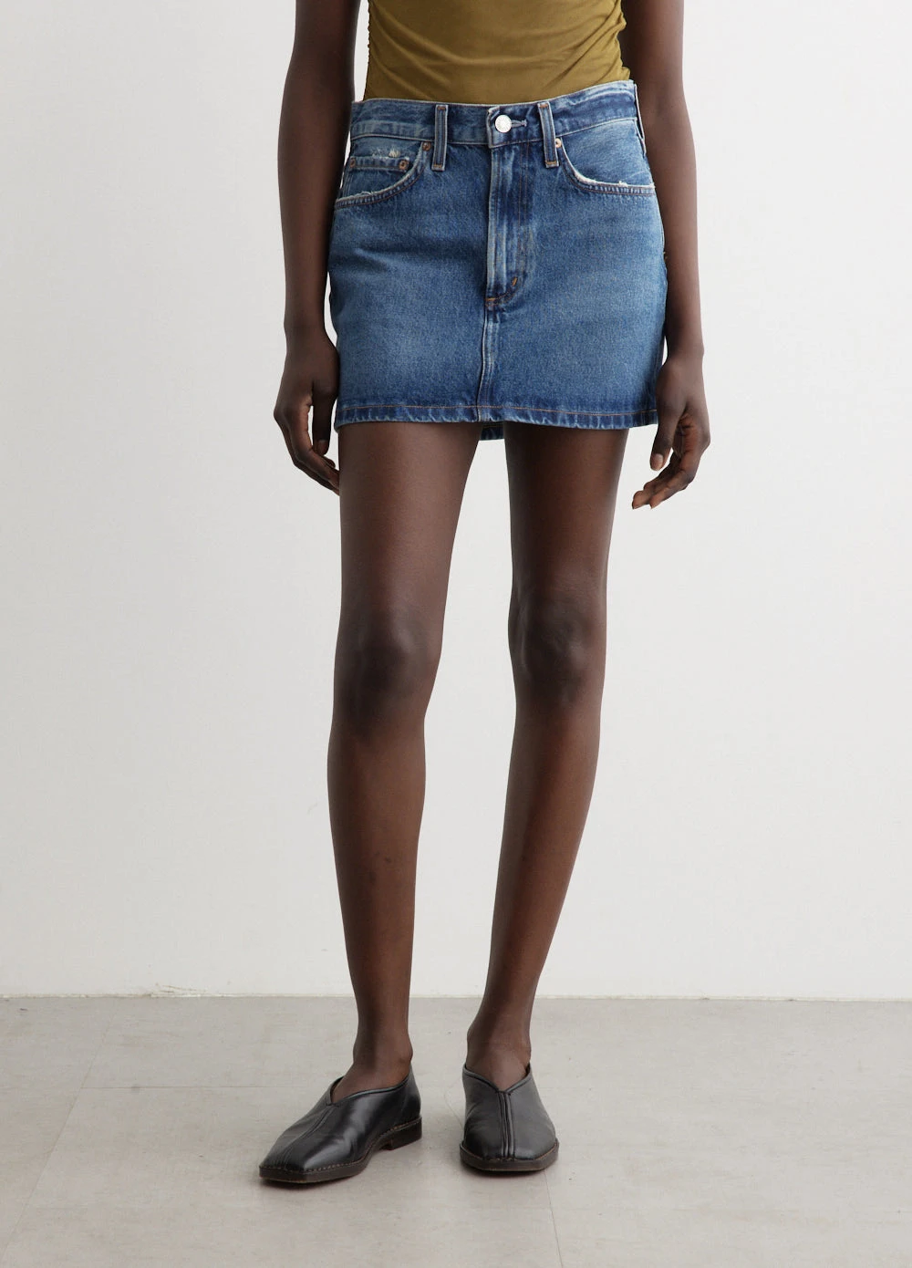 AGOLDE Liv Mini Skirt 1 AGOLDE Liv Mini Skirt