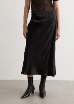 Acne Studios Iala Satin Wrap Skirt