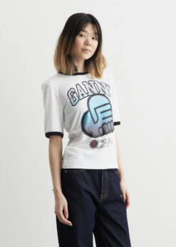 Light Stretch Jersey Ganni Fitted T-Shirt 8 Light Stretch Jersey Ganni Fitted T-Shirt -Style Haven Shop womens incu 199 e7cf8e96 72b3 4ec9 8374 04561a2d63da