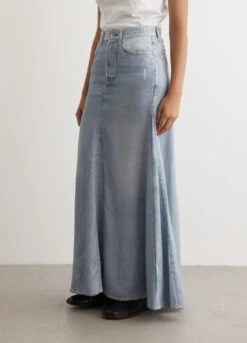 Rag & Bone Liquid Miramar Maxi Skirt -Style Haven Shop womens incu 203 9245a747 9814 4bf2 b54b 297534df310e