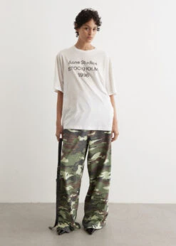 Acne Studios Fega Stamp Camo Sweatpants