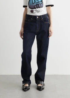 Ganni Swigy Rigid Denim Jeans