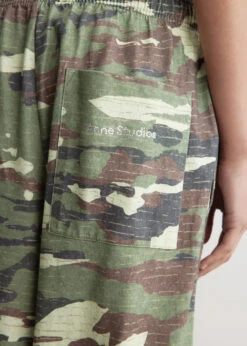 Acne Studios Fega Stamp Camo Sweatpants -Style Haven Shop womens incu 2093