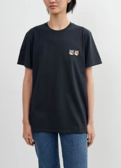 Double Fox T-shirt -Style Haven Shop womens incu 210510 29710