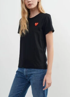 T107 Red Heart T-Shirt -Style Haven Shop womens incu 210525 30923