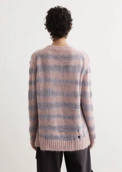 Acne Studios Karita Mohair Stripe Knit Sweater 10 Acne Studios Karita Mohair Stripe Knit Sweater -Style Haven Shop womens incu 2122