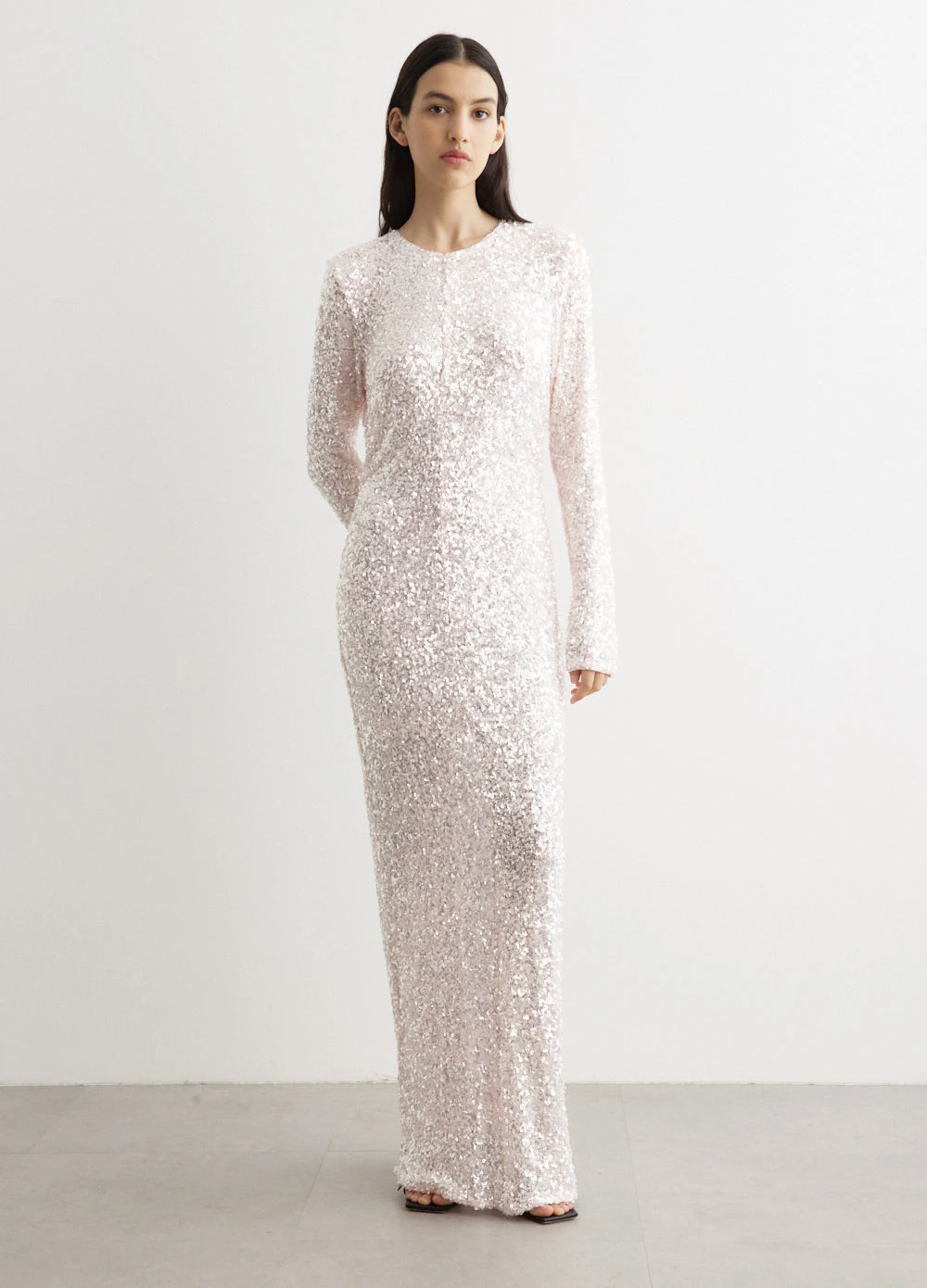 Ganni 3D Sequins Maxi Dress 3 Ganni 3D Sequins Maxi Dress - Image 3