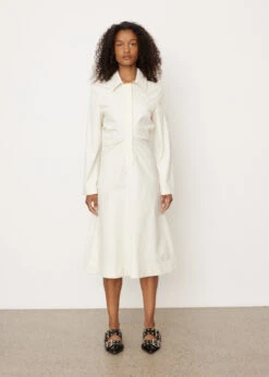 Center Shirring Dress