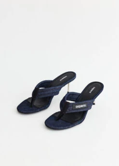 Coperni Denim Branded Thong Sandals -Style Haven Shop womens incu 233 680d3a1c 0b6e 4631 93af 6d41f0c4d926