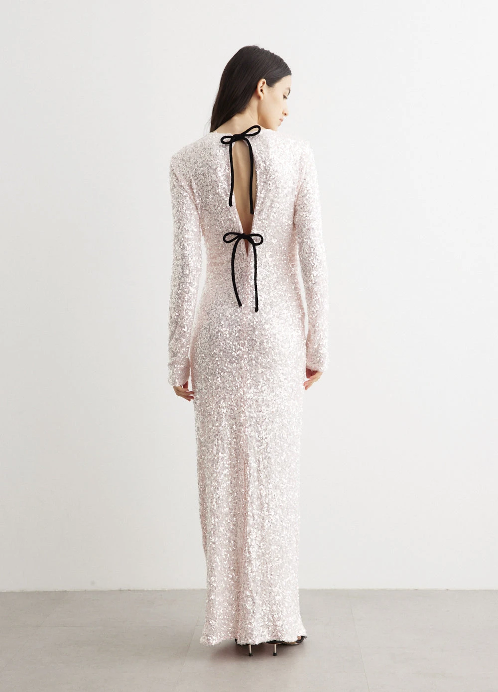 Ganni 3D Sequins Maxi Dress 1 Ganni 3D Sequins Maxi Dress