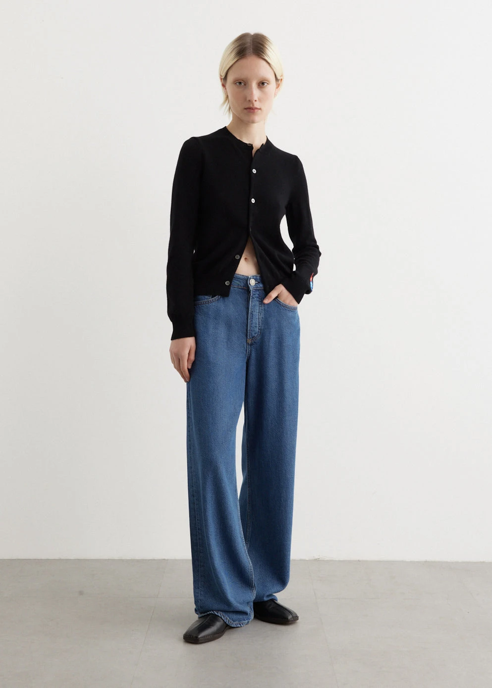 N087 Pixel Robot Cardigan 2 N087 Pixel Robot Cardigan - Image 2