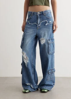 Simiz Denim Cargo-Jeans -Style Haven Shop womens incu 254 24c763c2 743a 4ceb 8ecb bbf0d4a4c2a9