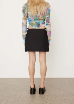 Ganni Suiting Mini Skirt -Style Haven Shop womens incu 255 56307016 4435 4f1d 94c2 d5bc7de5875f