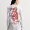 Ganni Light Cotton Jersey Long-Sleeve T-Shirt