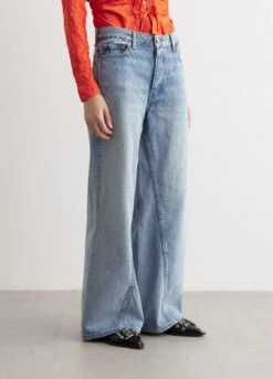 Ganni Rigid Denim Jozey Jeans -Style Haven Shop womens incu 282 986635b0 836d 4a13 b00b f770f503e159