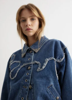 Miako Wave Denim Jacket -Style Haven Shop womens incu 294 cacbc3de c399 4500 8083 252a9dd43e4d