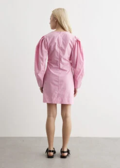 Ganni V-Neck Mini Dress -Style Haven Shop womens incu 298 c6c063de d775 403e b636 eae097181b1c