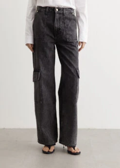 Ganni Snow Washed Denim Angi Jeans