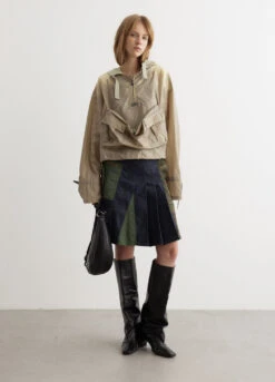 Arina Lace-Up Anorak Shirt Jacket