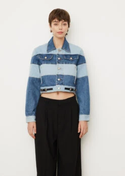 Mahina Blocking Denim Jacket