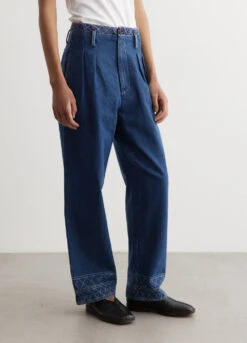 Embroidered Denim Murray Trousers 9 Embroidered Denim Murray Trousers -Style Haven Shop womens incu 321 42f043ae fee0 4836 9014 9895921c449f