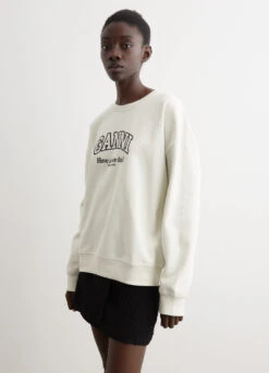 Isoli Ganni Oversized Sweatshirt -Style Haven Shop womens incu 324 54ce5b2d a42a 4344 8ada b65add1f46c2