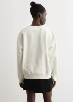 Isoli Ganni Oversized Sweatshirt -Style Haven Shop womens incu 328 3fd1d2fd 1ac0 4944 a76a 447ccfd56936