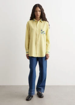 Beaded Chicory Long Sleeve Shirt