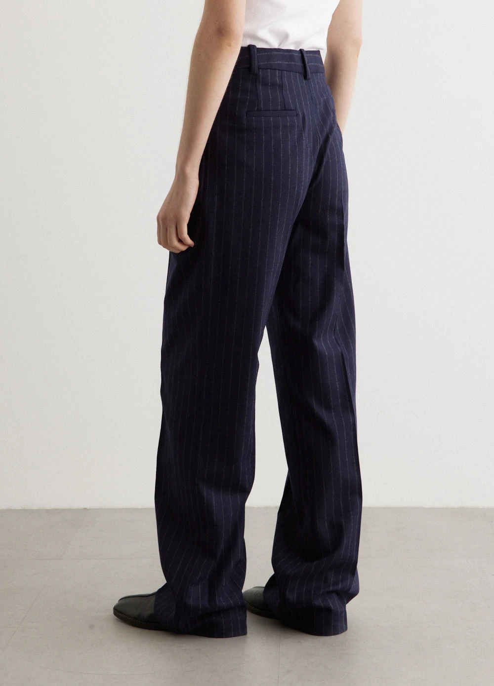 Wide Leg Striped Pants 4 Wide Leg Striped Pants - Image 4