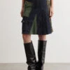 Marta Half Pleats Cargo Skirt