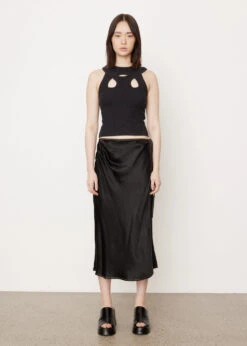 Acne Studios Lala Text Wrap Midi Skirt -Style Haven Shop womens incu 342 dbb9ec65 ef28 402d 8608 8e826fe65da3
