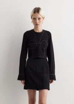 Bustier Contrast Stitch Top -Style Haven Shop womens incu 344 91f5d7ba eaeb 4909 bbb6 cc8b49d2c5a8