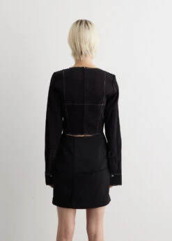 Bustier Contrast Stitch Top -Style Haven Shop womens incu 352 17188f3c 8f4c 4c6e a708 66d356cd9990