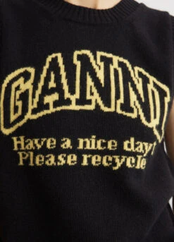 Ganni Graphic O-Neck Vest -Style Haven Shop womens incu 352 37413ee6 60b8 4f98 b506 c28a9c05db01