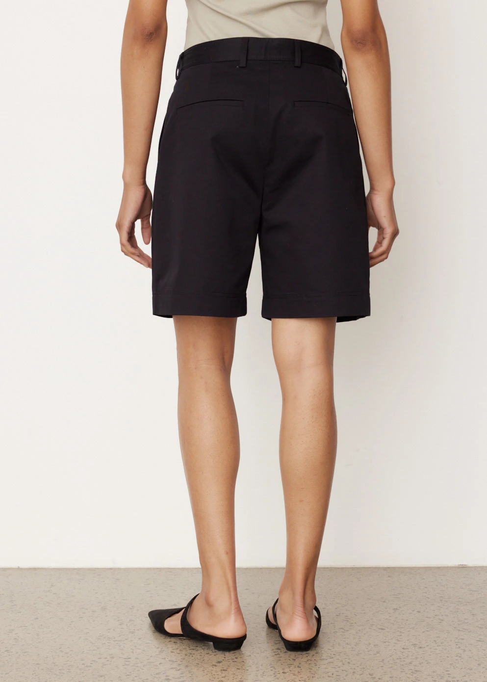 Toteme Pleated Cotton Twill Shorts 5 Toteme Pleated Cotton Twill Shorts - Image 5