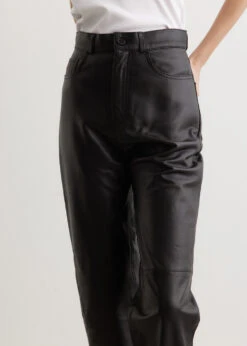 Toteme Tapered Leather Trousers 9 Toteme Tapered Leather Trousers -Style Haven Shop womens incu 354 86b2cfee ca27 4303 b41b 55482018329a