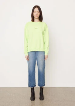 Acne Studios Fierre Stamp Logo Sweatshirt -Style Haven Shop womens incu 357 5c6081c7 754a 49d3 b624 fb7ec190f2e1