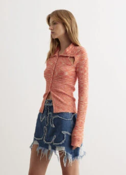 Rozy Slit Knit Cardigan -Style Haven Shop womens incu 361 8d74fd41 3788 4853 94ad b4e8e0d37c56